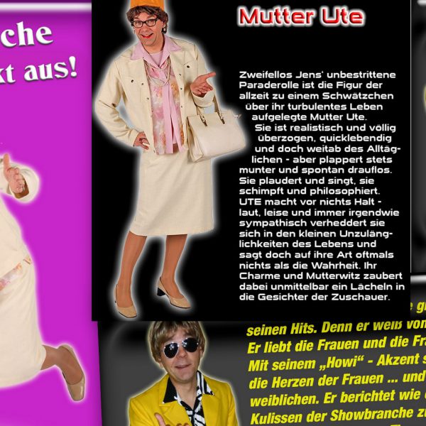 Komiker aus Thüringen in verschieden Kostümen