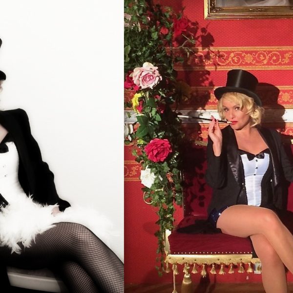 Collage von dem Marlene Dietrich Double