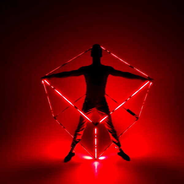 LED Show mit Akrobatik